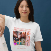 T-shirt Meilleure maman Ever 8 personnalisé Sangria Filtre