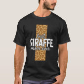 T-shirt Meilleure Maman Ever Giraff Zoo Animal Cute Giraff (Devant)