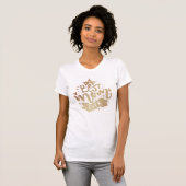 T-shirt Meilleure maman Ever Gold Parties scintillant Mode (Devant entier)