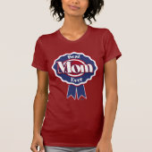 T-shirt Meilleure maman Ever Ribbon bleu (Devant)