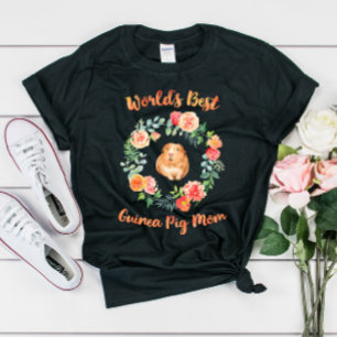T-shirt Meilleure maman guinéenne de porc au monde