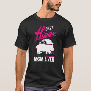 T-shirt Meilleure maman hippo jamais