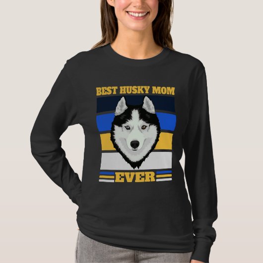 T-shirt Meilleure maman Husky Ever 2 (Devant)