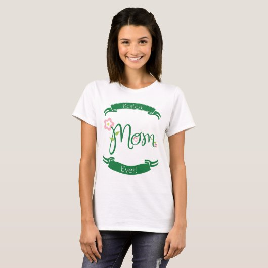 T-shirt Meilleure maman jamais (Devant entier)