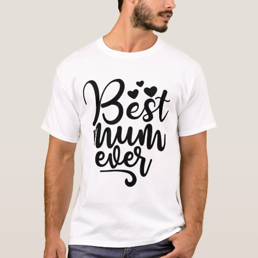 T-shirt Meilleure maman jamais (Devant)