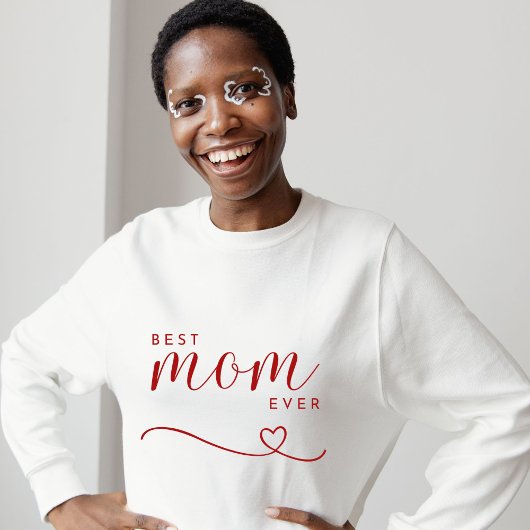 T-shirt "Meilleure maman jamais" en pyjama