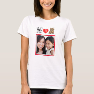 T-shirt Meilleure Maman Jamais Personnalisable Photo