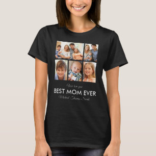 T-shirt Meilleure maman Jamais Photo Collage Fête des mère