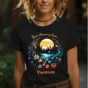 T-shirt Meilleure maman jamais Whimsigoth Nature Fairy Fle