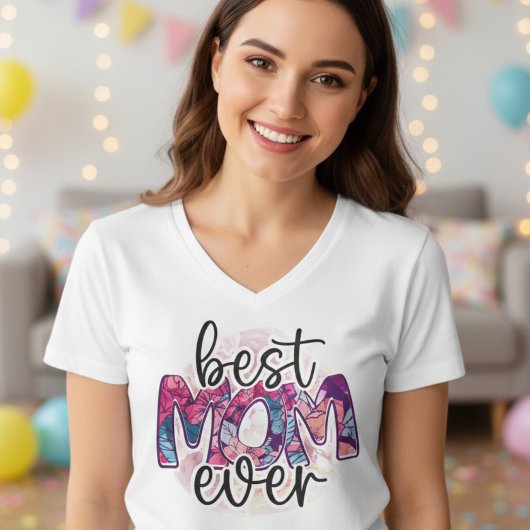 T-shirt Meilleure maman, jour de la mère