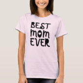 T-shirt Meilleure Maman Jour des Mères (Devant)