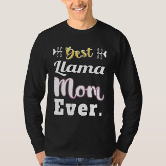 T-shirt Meilleure maman Llama jamais
