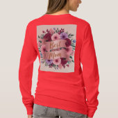 T-shirt Meilleure maman Long Manches (Dos)