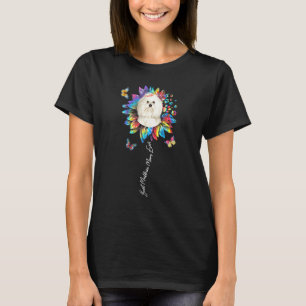 T-shirt Meilleure maman maltaise jamais Tie Dye tournesol