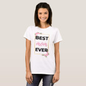 T-shirt Meilleure maman noir (Devant entier)
