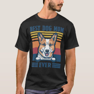 T-shirt Meilleure maman Pembroke Welsh Corgi Ever Maman d