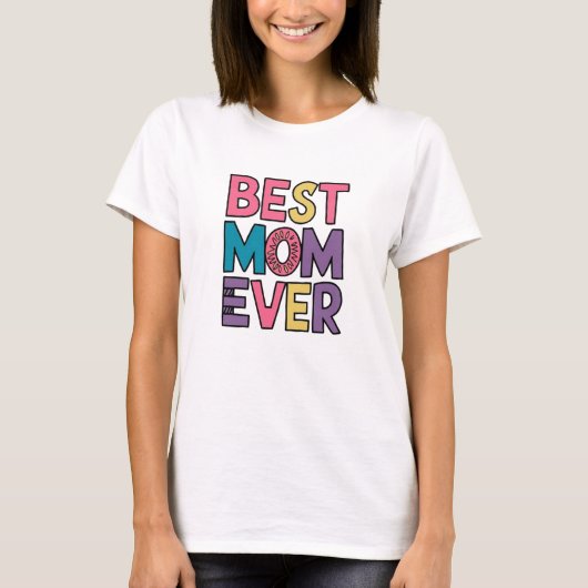 T-shirt Meilleure maman qui soit (Devant)