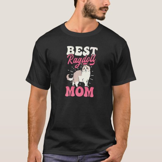 T-shirt Meilleure maman Ragdoll Chat Ragdoll (Devant)