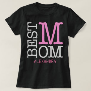 T-shirt Meilleure maman Silver rose Parties scintillant No