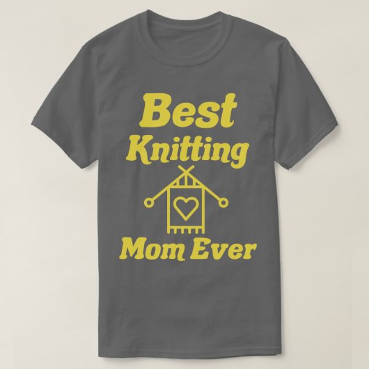 T-shirt meilleure maman tricot jamais21 (Design devant)