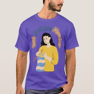 T-shirt meilleure maman tricot jamais 91