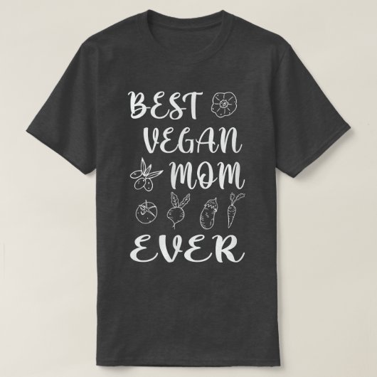 T-shirt Meilleure maman vegan (Design devant)