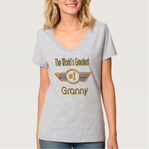 T-shirt Meilleure mamie du monde