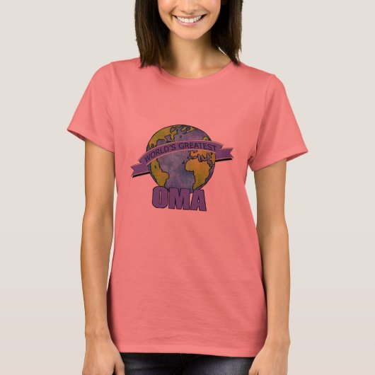 T-shirt Meilleure Mémé du Monde (Devant)