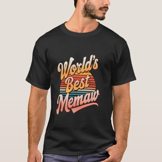 T-shirt Meilleure Mémé du monde (Devant)