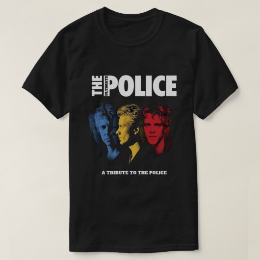 T-shirt Meilleure Merch Le cadeau de la police (Design devant)
