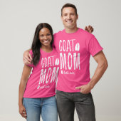 T-shirt Meilleure mère de chèvre (Unisexe)