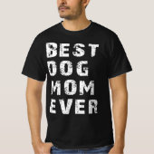 T-shirt meilleure mère de chien (Devant)