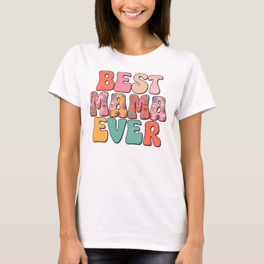 T-shirt Meilleure mère jamais (Devant)