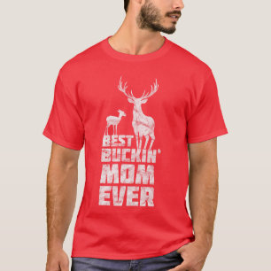 T-shirt Meilleure mère qui donne des coups de sabot Cerf C