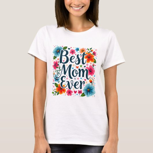T-shirt Meilleure mère qui soit (Devant)