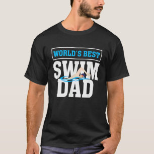 T-shirt Meilleure natation papa père nager père nager