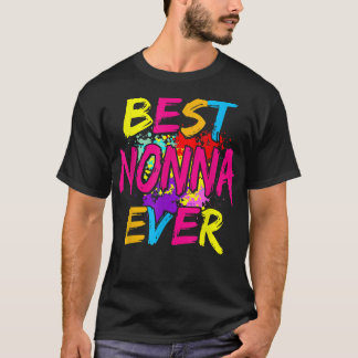 T-shirt Meilleure Nonna jamais jumelé Famille Mères coloré