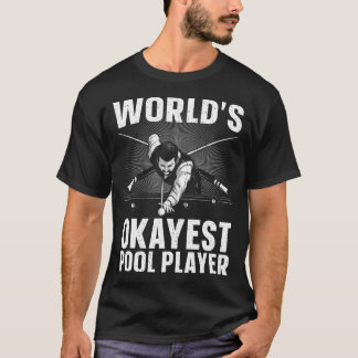 T-shirt Meilleure œuvre d'art de billard pour hommes et fe