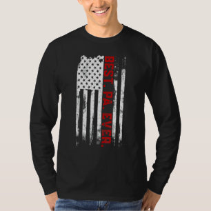 T-shirt Meilleure Pa Jamais American Usa Drapeau Fête des