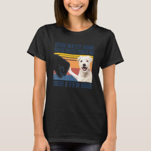 T-shirt Meilleure Parson Russell Terrier Papa Jamais Vinta