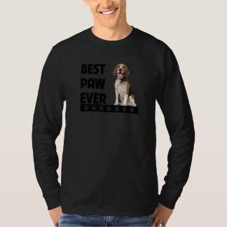 T-shirt Meilleure Paw Jamais Beagle Papa Fête des pères Ch
