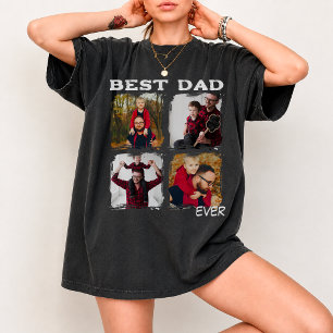 T-shirt Meilleure photo de papa personnalisée pour la fête