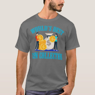 T-shirt Meilleure pièce Collecteur Numismatist Pièce Numis