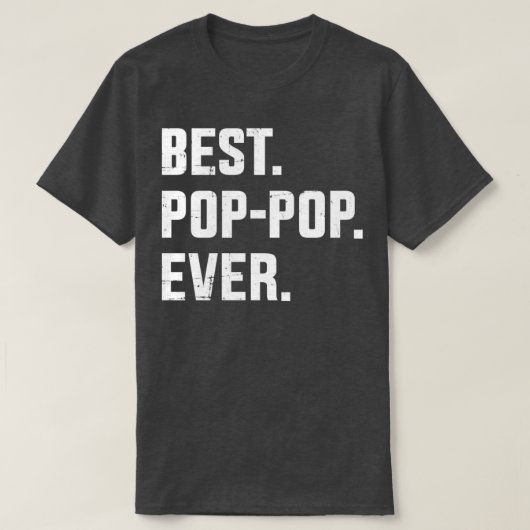 T-shirt Meilleure pop pour papa et fête des pères des enfa (Design devant)