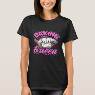 T-shirt Meilleure Reine de la Pâtisserie Féminine Cuisine