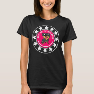 T-shirt Meilleure Rottie Maman jamais ajusté Scoop