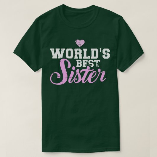 T-shirt Meilleure soeur (Design devant)