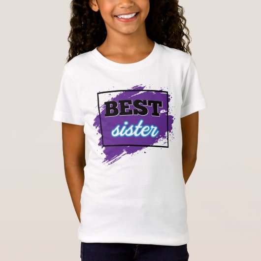 T-Shirt Meilleure sœur (Devant)