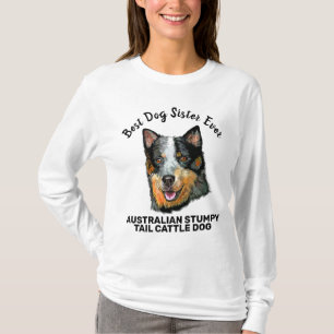 T-shirt Meilleure sœur de chien de race Bouvier Australien