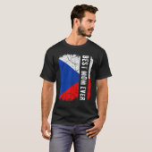 T-shirt Meilleure Tchèque Maman Jamais République Tchèque  (Devant entier)